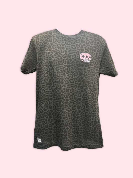 2 Skulls, 1 Tee (Leopard) - DSDW