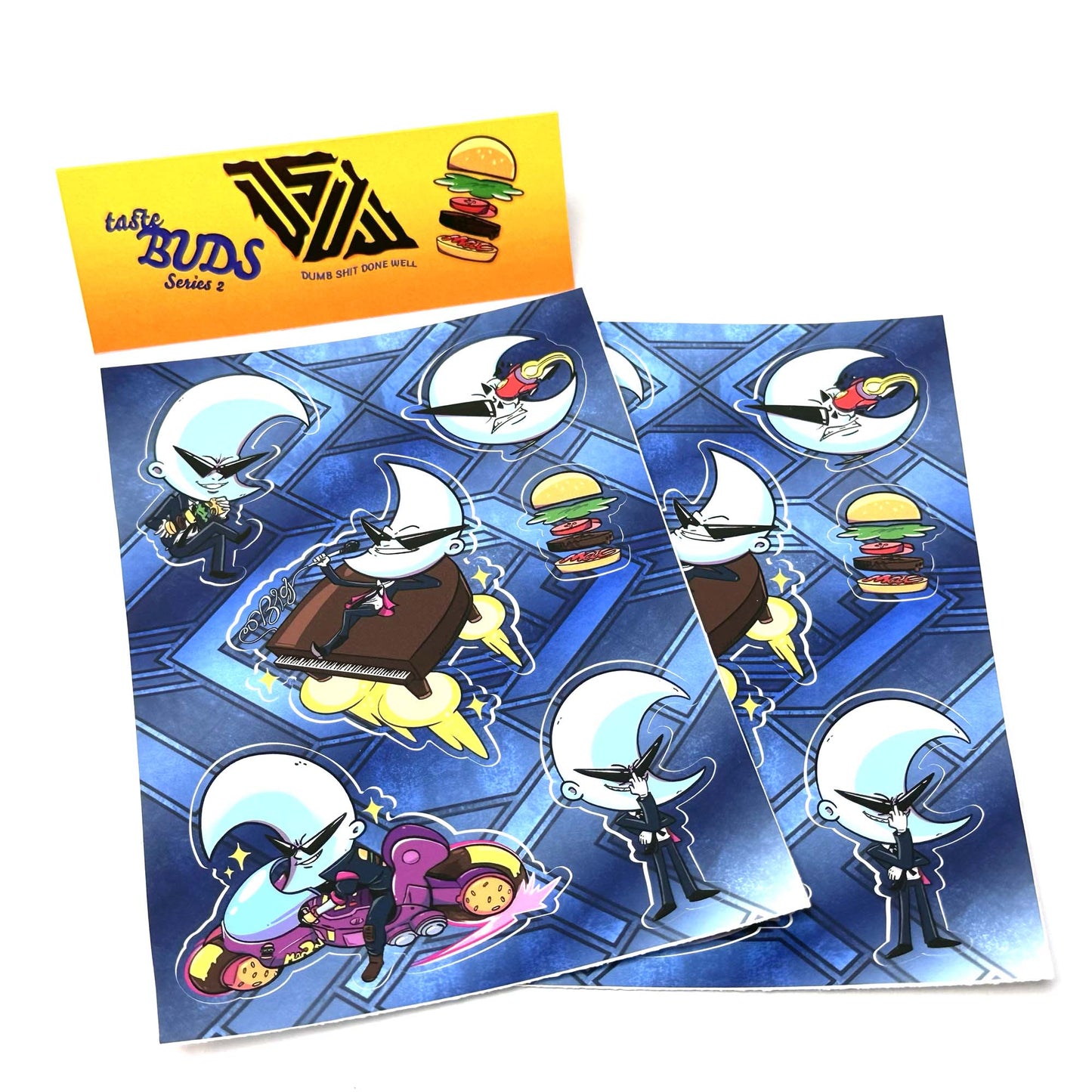 tasteBUDS Series 2 - Everyone's Favorite Lunar Crooner Sticker Pack - DSDW